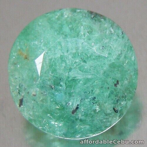 1st picture of 4.50 Carats NATURAL Green Copper TOURMALINE Mozambique Round Loose 10.5x6.0mm For Sale in Cebu, Philippines