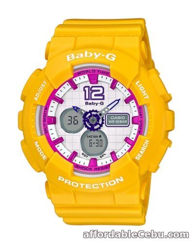 1st picture of Casio Baby-G * BA120-9B Sporty Color Yellow Anadigi Watch COD PayPal For Sale in Cebu, Philippines