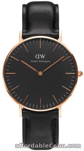 1st picture of Daniel Wellington Watch * DW00100139 Classic Black Sheffield 36MM Black Leather For Sale in Cebu, Philippines