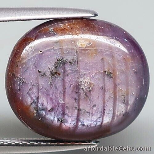 1st picture of 21.57 Carats NATURAL Silvery Purple RUBY Oval Cab 16.8x14.3x7.3 UNHEATED For Sale in Cebu, Philippines