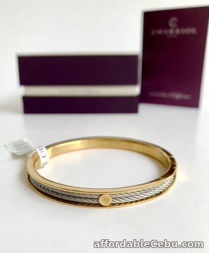 1st picture of Charriol * Bangle Forever Thin 04-104-1139-7M Gold & Silver Stainless Steel M For Sale in Cebu, Philippines