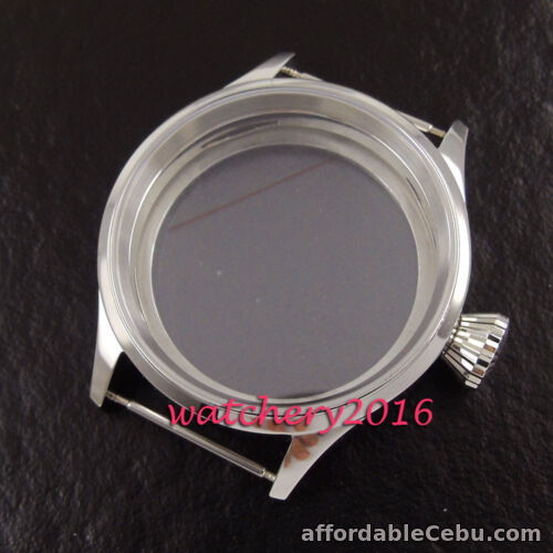 1st picture of 43mm 316L Watch Case Sapphire Crystal Fit For ETA 6497 6498 Seagull3600 3620 For Sale in Cebu, Philippines