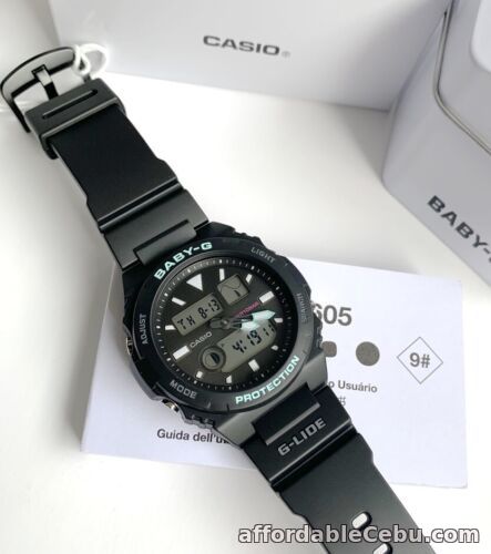1st picture of Casio Baby-G * BAX100-1A G-Lide Anadigi Black Resin Watch for Women COD PayPal For Sale in Cebu, Philippines