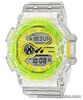 Casio G-Shock * GA400SK-1A9 Skeleton Yellow Clear Resin Watch Ivanandsophia