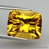 13.25 Carats NATURAL Yellow CITRINE Octagon Concave Loose 15x13x10mm