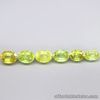 3.60 Carats 6pcs Lot Natural Sparkly SPHENE Yellowish Green Oval 5.5x4.3-6.3x4mm