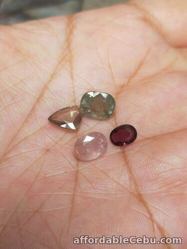 1st picture of 6.53 Carats 4 pcs Lot Natural Fancy Color SAPPHIRE Mixed Shape 6.6x5.0to8.8x7.0 For Sale in Cebu, Philippines