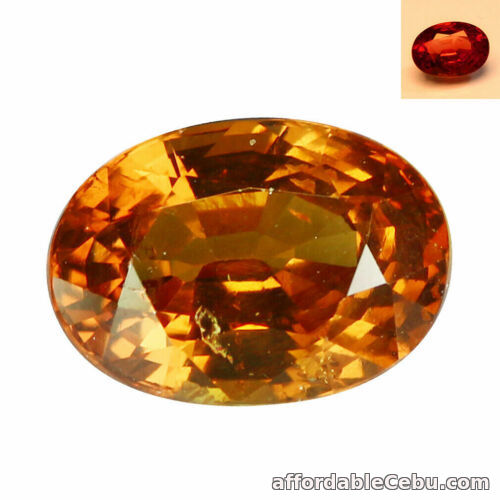 1st picture of 1.87 Carats NATURAL Brown to Red GARNET Color Change 8.10x5.88x4.29mm Oval For Sale in Cebu, Philippines