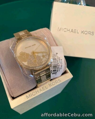 1st picture of Michael Kors Jaryn Three-hand Floral Dial Watch MK3864 For Sale in Cebu, Philippines