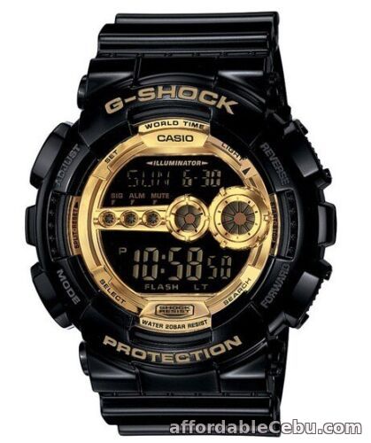 1st picture of Casio G-Shock * GD100GB-1 Digital Gold & Black Resin Watch for Men COD PayPal For Sale in Cebu, Philippines