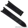 20MM LEATHER STRAP BAND FOR 38MM CARTIER PASHA WATCH 205 1032 1033 2388 BLACK WS