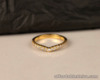 SALE‼️.34 CTW Diamond Half Eternity Ring 18k Yellow Gold HE361 sep