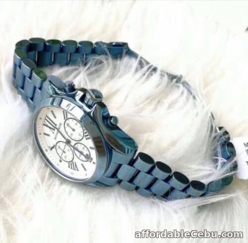 1st picture of Michael Kors Bradshaw  Ocean Blue Oversized Unisex Chronograph Watch MK6488 For Sale in Cebu, Philippines
