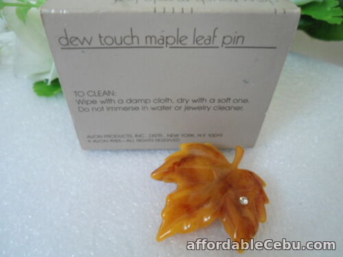 1st picture of US AVON DEW TOUCH MAPLE LEAF PIN Brooch 1985 Collection For Sale in Cebu, Philippines