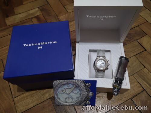 1st picture of Steal! Authentic Technomarine Diamond Watch For Sale in Cebu, Philippines