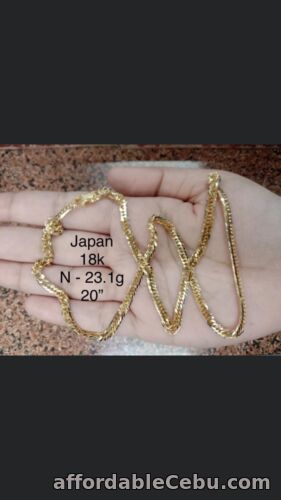 1st picture of GoldNMore: 18 Karat Gold Japan Necklace 20 Inches Chain TTPOG For Sale in Cebu, Philippines