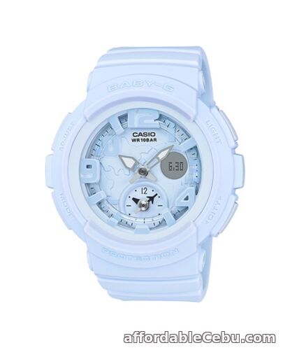 1st picture of Casio Baby-G * BGA190BC-2B Dual Dial World Time Powder Blue Watch Ivanandsophia For Sale in Cebu, Philippines