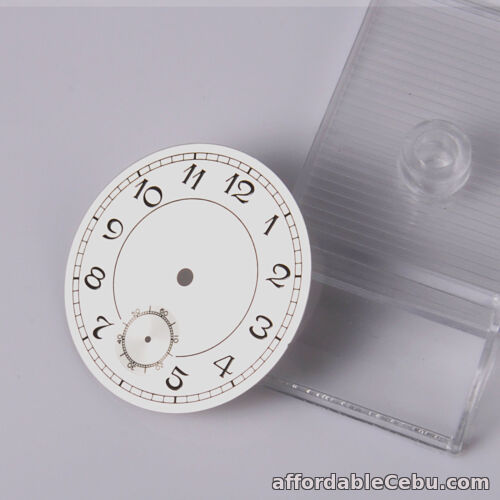 1st picture of 38.9mm White Watch Dial Plate For  6498 3620 Hand Winding Movement For Sale in Cebu, Philippines