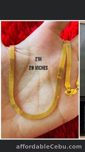1st picture of GoldNMore: 21 Karat Gold Necklace 20 Inches Chain #6.27 For Sale in Cebu, Philippines