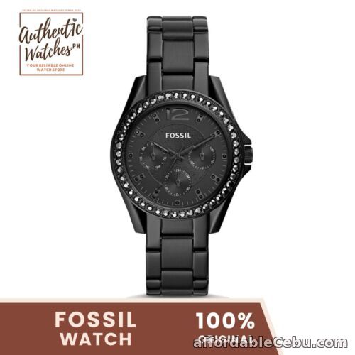 1st picture of Fossil ES4519 Riley Analog Black Dial Women's Watch For Sale in Cebu, Philippines