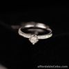 SALE‼️.183 CTW Diamond Engagement Ring 18k White Gold ER719 PREORDER sep