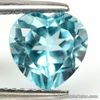 2.61 Carats NATURAL Light Blue TOPAZ for Jewelry Setting 8.2mm Heart Shape