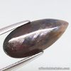 8.33 Carats Natural SAPPHIRE Brownish Blue Pear Cab Loose UNHEATED 9x8.5x5.5mm