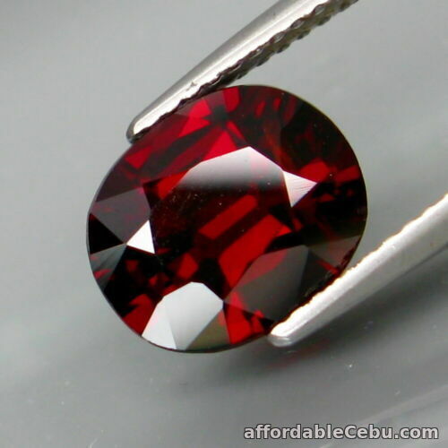 1st picture of 3.70 carats Natural Red Spessartine GARNET Africa for Jewelry Setting Oval For Sale in Cebu, Philippines