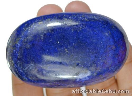 1st picture of 420 Carats NATURAL Lapis Lazuli with Gold Pyrite Afghanistan 65x40x17mm Big For Sale in Cebu, Philippines