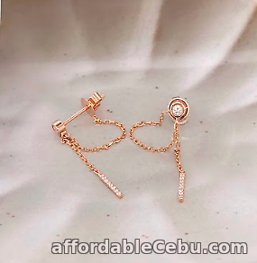 1st picture of SALE‼️.068 CTW Diamond Earrings 18k Rose Gold E731R PREORDER sep For Sale in Cebu, Philippines