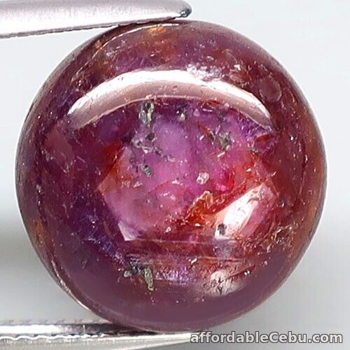 1st picture of 18.68 Carats NATURAL Purplish Red RUBY Round 14.5x14.5x7.0mm Madagascar UNHEATED For Sale in Cebu, Philippines