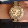 Michael Kors Camille Gold-tone Acetate Chronograph Watch Gold-tone MK5902