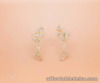 SALE‼️.58 CTW Diamond 2-Way Earrings 18k Yellow Gold E428Y sep