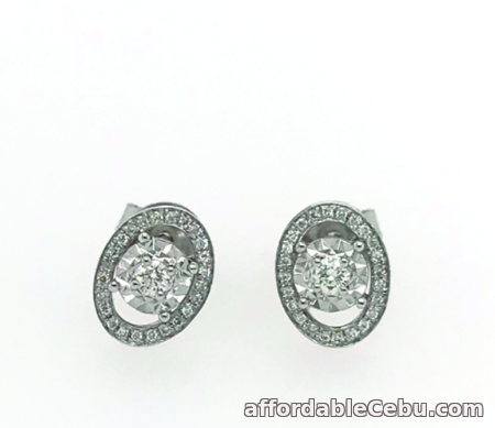 1st picture of .073 CTW Diamond Earrings 18k White Gold E212W sep (PRE-ORDER) For Sale in Cebu, Philippines
