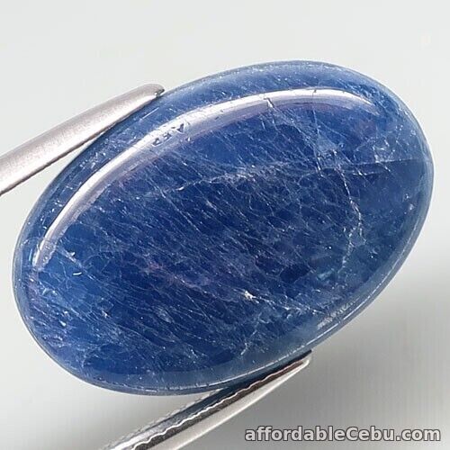 1st picture of 29.45 Carats NATURAL Blue SAPPHIRE Loose Oval Cabochon 20x14.5x7.0mm BIG For Sale in Cebu, Philippines