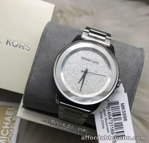 1st picture of Michael Kors Kinley Silver-tone Pave Watch MK5996 For Sale in Cebu, Philippines