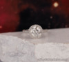 IGI Certified 2.01 Carat Diamond w/ .67 CTW Engagement Ring 18k White Gold ER775