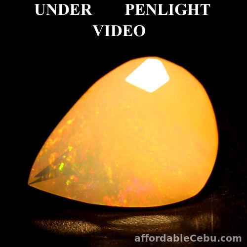 1st picture of 1.48 Carats Pear Natural Multicolor Ethiopia Welo OPAL Birthstone for Setting For Sale in Cebu, Philippines