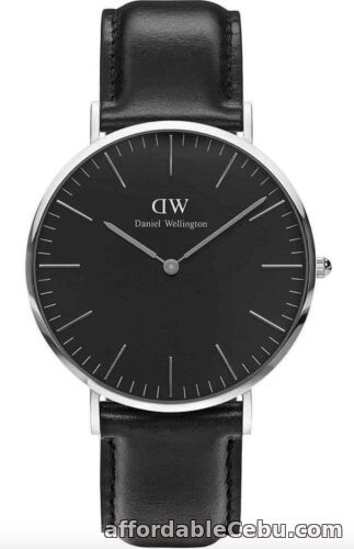 1st picture of Daniel Wellington Watch * DW00100133 Classic Black Sheffield 40MM Black Leather For Sale in Cebu, Philippines