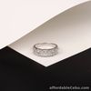 SALE‼️.98 CTW Diamond Half Eternity Ring PLATINUM HE317 sep