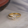 SALE‼️.87 Carat Diamond Engagement Ring 14k Yellow Gold ER782
