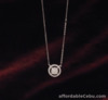 SALE‼️.12 CTW Diamond Necklace 14k White Gold N195W sep