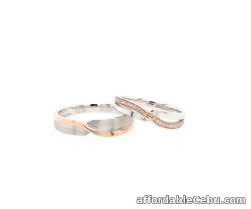 1st picture of .13 CTW Diamond Infinity Wedding Ring 18k Twotone Gold WR215 sep IMS (PRE-ORDER) For Sale in Cebu, Philippines