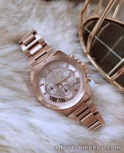 1st picture of Michael Kors Brecken Rosegold-tone Chronograph Watch MK6367 For Sale in Cebu, Philippines