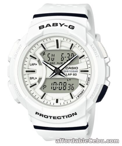 1st picture of Casio Baby-G * BGA240-7A Runner Anadigi White Watch COD PayPal Ivanandsophia For Sale in Cebu, Philippines
