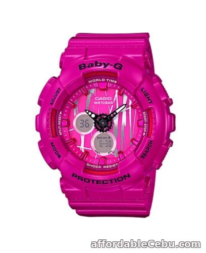 1st picture of Casio Baby-G * BA120SP-4A Scratch Pattern Pink Anadigi Watch COD PayPal For Sale in Cebu, Philippines