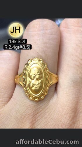 1st picture of GoldNMore: 18 Karat Gold Ring #2.4 Size 8.5 For Sale in Cebu, Philippines