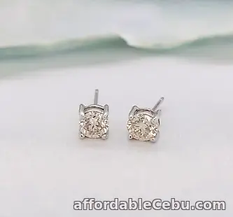 1st picture of SALE‼️1.00 CTW Diamond Stud Earrings PLATINUM E733-PT sep For Sale in Cebu, Philippines