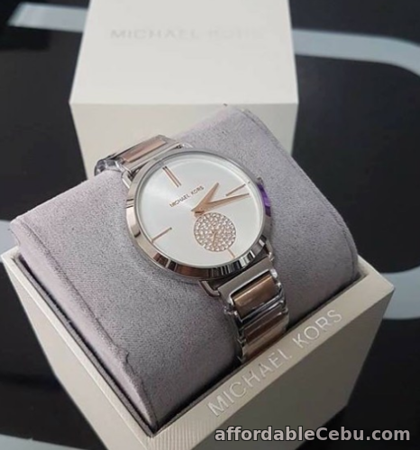 1st picture of Michael Kors Portia Two-tone Silver/ Rosegold-tone Ladies Watch MK3709 For Sale in Cebu, Philippines