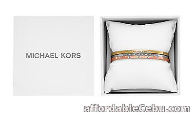 1st picture of Michael Kors Bracelet MK Tri Tone Bangle 3pcs Gift Set MKJ4824931 Agsbeagle For Sale in Cebu, Philippines